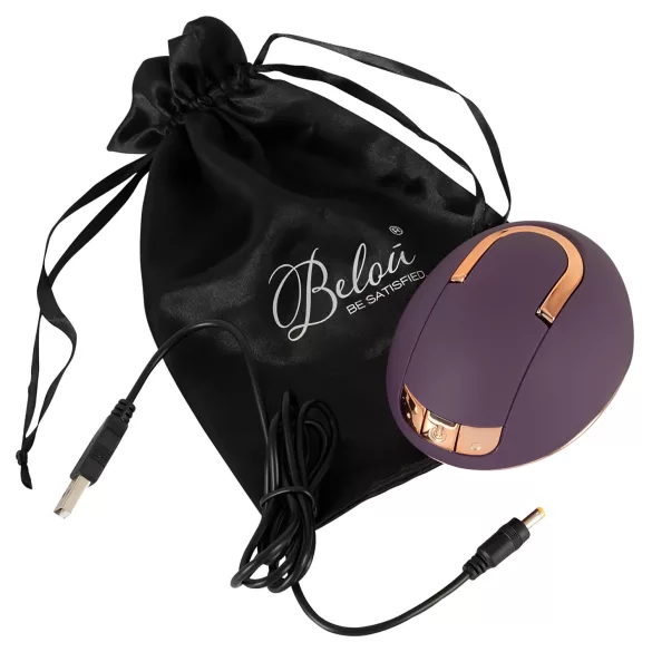 Belou - vibrador recargable masajeador de vulva giratorio - silicona lila