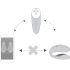 We-Vibe Chorus - Vibrador inteligente recargable para parejas (azul)