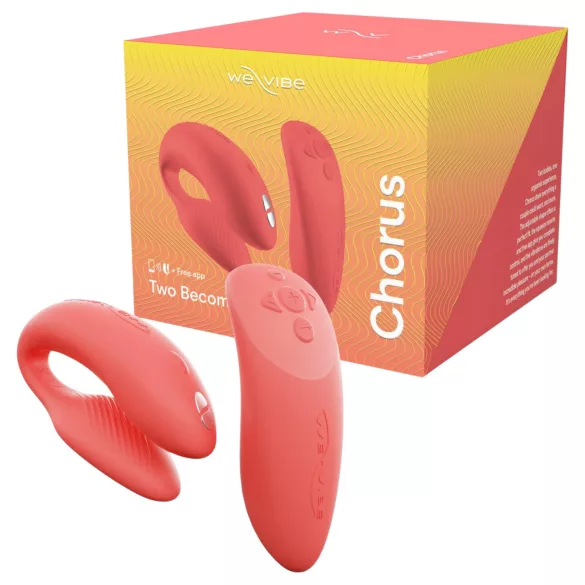 We-Vibe Chorus - Vibrador para parejas controlado por app (naranja)