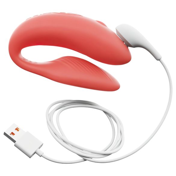 We-Vibe Chorus - vibrador para parejas recargable con app - naranja