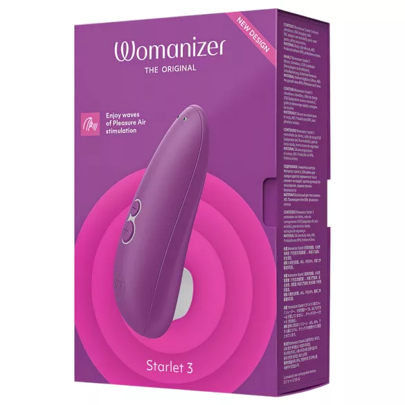 Womanizer Starlet 3 - succionador de clítoris por ondas - silicona lila