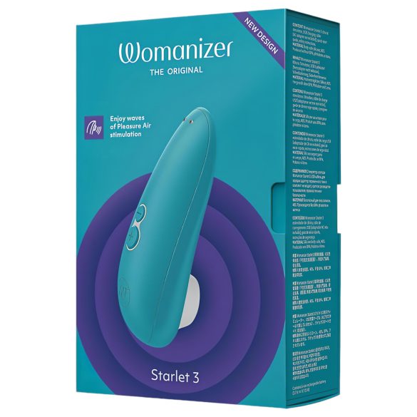 Womanizer Starlet 3 - succionador de clítoris - ondas de aire - turquesa