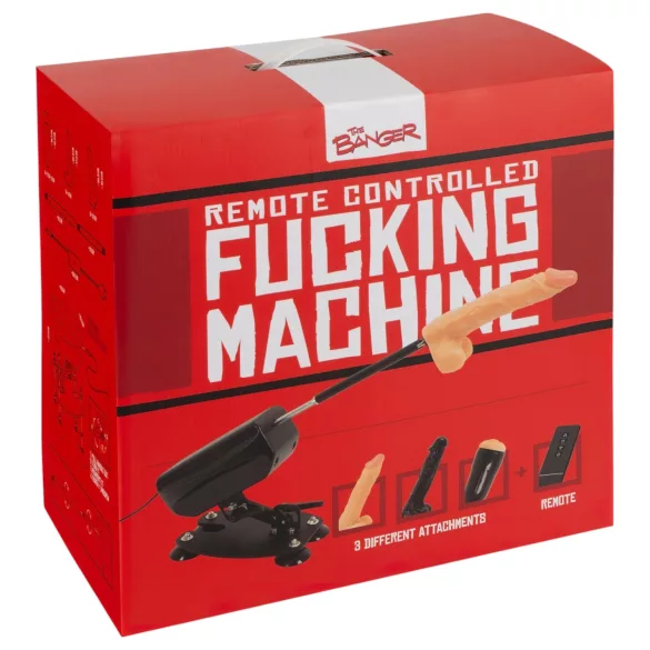 The Banger - máquina sexual - incluye 2 consoladores y 1 vagina masturbadora