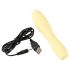 Cuties Mini 3 - Vibrador vibrante y resistente al agua (amarillo)