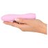 Cuties Mini 3: vibrador recargable rosa, acanalado y resistente al agua