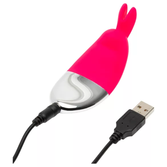 Happyrabbit Knicker - vibrador de clítoris recargable - silicona roja