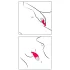 Happyrabbit Knicker - vibrador de clítoris recargable - silicona roja
