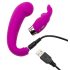 Vibrador Mini G con Estimulador de Clítoris Happyrabbit - Recargable (Morado)