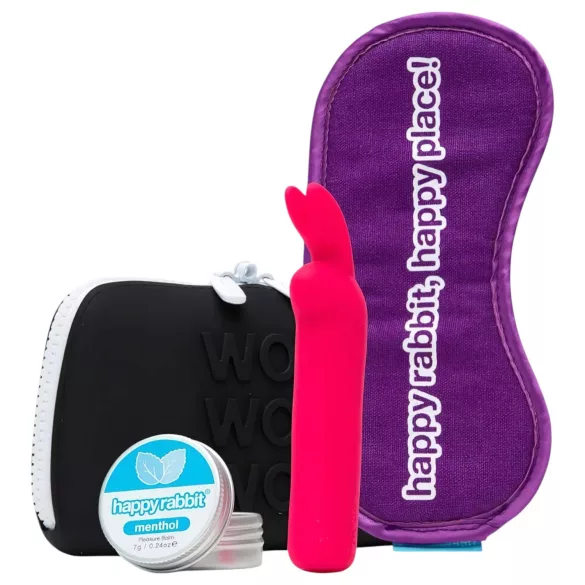 Happyrabbit - vibrador estimulador de clítoris recargable - set 4 piezas