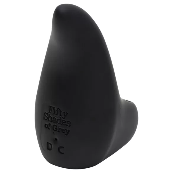 Fifty Shades of Grey - Vibrador para dedo - potente - silicona negra