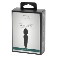 Sensation Wand - mini masajeador recargable - silicona negra