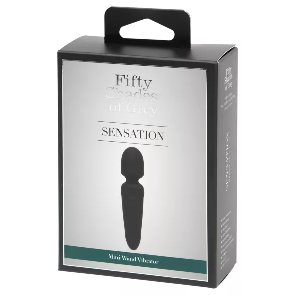 Sensation Wand - mini masajeador recargable - silicona negra