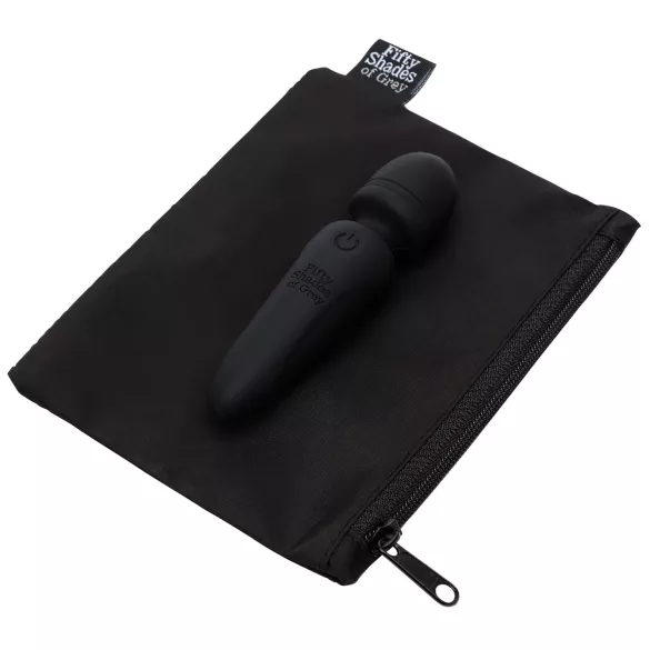 Sensation Wand - mini masajeador recargable - silicona negra