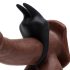 Anillo vibrador negro - sombras seductoras