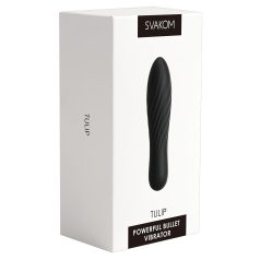 Svakom Tulip - mini vibrador recargable - negro