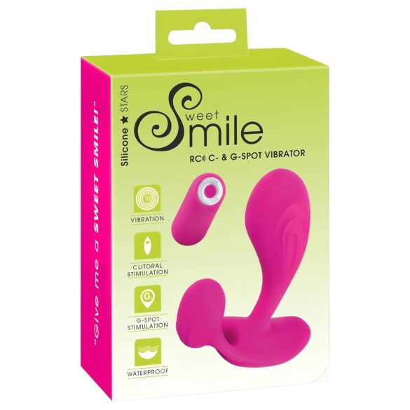 SMILE RC - Vibrador Punto G recargable y con control remoto (rosa)