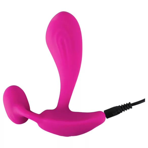 SMILE RC - vibrador punto G recargable con mando - silicona rosa