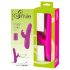 SMILE Rabbit - vibrador rotador con brazo, recargable (rosa)