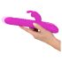 SMILE Rabbit - vibrador rotador con brazo, recargable (rosa)