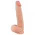 Nature Skin - consolador realista con piel - 25cm color natural