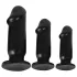 Anos - kit de entrenamiento anal - set de plugs anales 3 piezas - negro