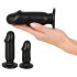 Set de Plugs Anales: Kit de Entrenamiento (3 Piezas) - Negro