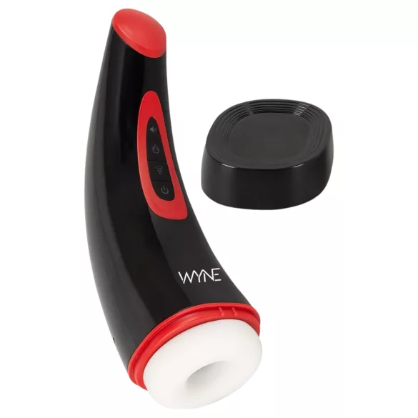 WYNE 03 - masturbador recargable con vibración y succión (negro)