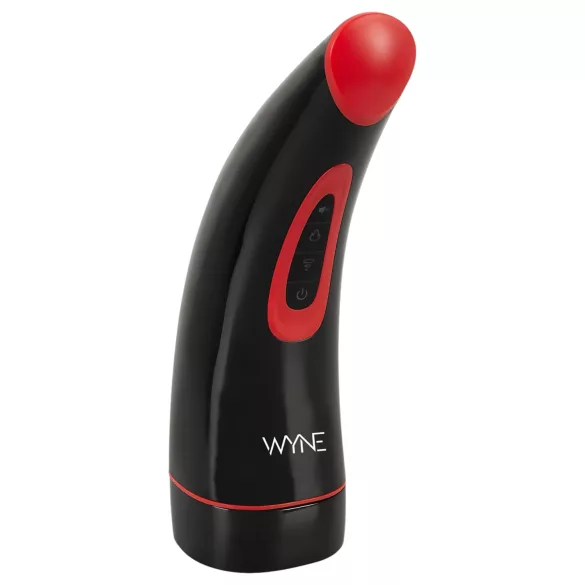 WYNE 03 - masturbador recargable con vibración y succión (negro)