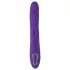 SMILE Triple - vibrador recargable triple, rotación y embestidas (lila)