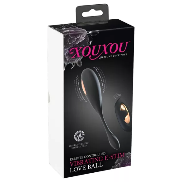 XOUXOU - huevo vibrador remoto - control inalámbrico - negro