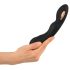 Vibrador Punto G recargable e impermeable (negro)