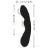 Vibrador Punto G recargable e impermeable (negro)