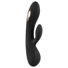   XOUXOU - vibrador recargable con succionador de clítoris - silicona negra
