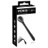 Penis Plug Dilator - dilatador uretral vibrador recargable 1cm - negro