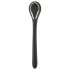 Vibrador uretral recargable negro (1,1 cm)