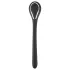 Penis Plug Dilator - dilatador uretral vibrador recargable 1cm - negro