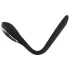 Dilatador uretral para pene - dilatador vibratorio recargable (1 cm, negro)
