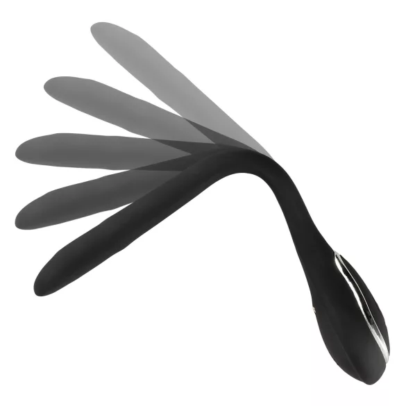 Dilatador uretral para pene - dilatador vibratorio recargable (1 cm, negro)