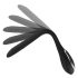 Vibrador uretral recargable negro (1,1 cm)