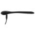 Vibrador uretral recargable negro (1,1 cm)