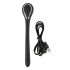 Vibrador uretral recargable negro (1,1 cm)