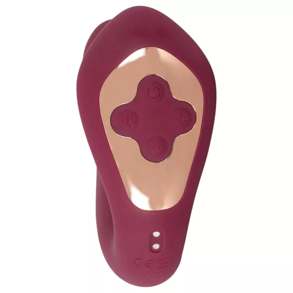 Javida Thumping - vibrador pulsante para punto G y clítoris (rojo)