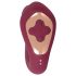 Javida Thumping - Vibrador rojo para el punto G y clítoris