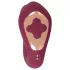 Javida Thumping - vibrador pulsante para punto G y clítoris (rojo)