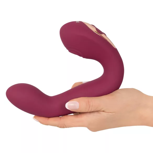Javida Thumping - vibrador pulsante para punto G y clítoris (rojo)