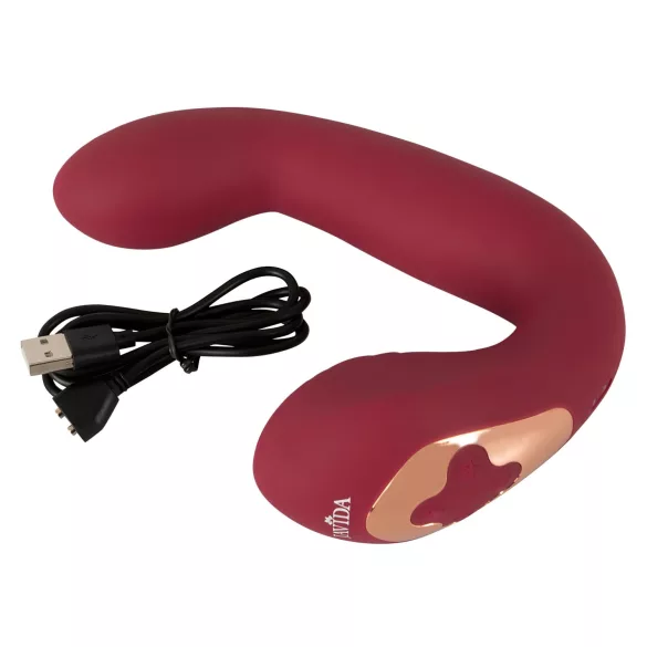 Javida Thumping - vibrador pulsante para punto G y clítoris (rojo)