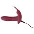 Javida RC - Vibrador de Clítoris con Control Remoto, 3 Funciones (Rojo)