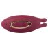 Javida RC - Vibrador de Clítoris con Control Remoto, 3 Funciones (Rojo)