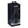 ANOS - plug anal suave con textura 7cm (negro)