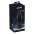 ANOS - plug anal suave con textura 7cm (negro)